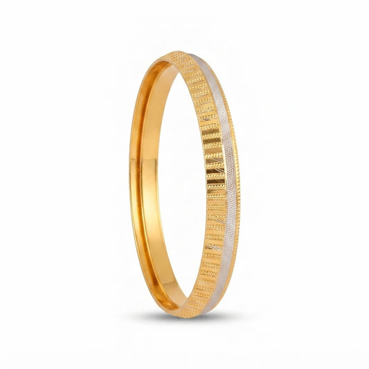 Premium Gold Plated Stainless Steel Kada for Men